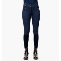 Pantaloni Horseware Newmarket a vita media con grip al ginocchio Marina / marina Blu