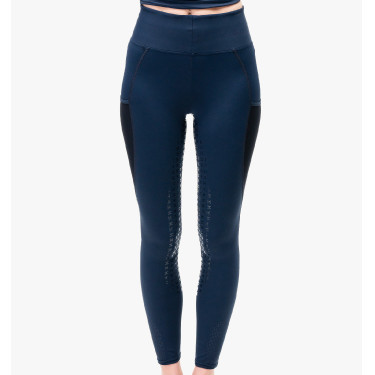 Leggings da equitazione Horseware Formfit full seat Marina Blu marino
