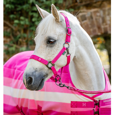 Coperta in pile Horseware Newmarket Poney Fleece Cooler Rose witney Rosa Coperta in pile Horseware Newmarket Poney Fleece Cooler Rose witney Rosa