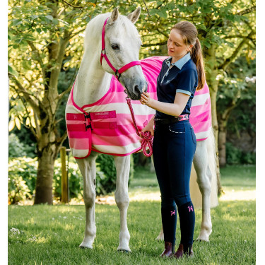 Coperta in pile Horseware Newmarket Poney Fleece Cooler Rose witney Rosa Coperta in pile Horseware Newmarket Poney Fleece Cooler Rose witney Rosa