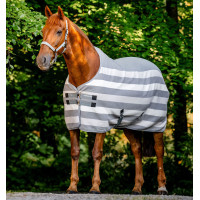 Coperta in pile Horseware Newmarket Poney Fleece Cooler Carbone di legna Witney Grigio