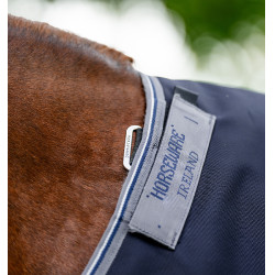 Coperta Horseware Rambo 1680D Turnout 0g Marino / temporale / grigio argento Blu marino
