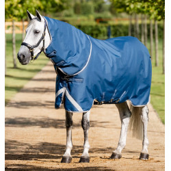 Coperta Horseware Ionic Therapy Turnout 100g Bleu imperial / argent /Marine Blu Coperta Horseware Ionic Therapy Turnout 100g Bleu imperial / argent /Marine Blu