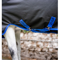 Coperta Horseware Amigo Ripstop 900D Turnout 100g Nero / blu classico