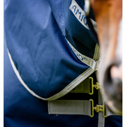 Halsabdeckung Horseware Reißfest Amigo® 900D Leicht 0g Marine / grigio titanio Blu marino Halsabdeckung Horseware Reißfest Amigo® 900D Leicht 0g Marine / grigio titanio Blu marino