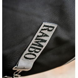 Coperta Horseware Rambo Supreme Turnout Vari-layer 1680D 450g Nero / temporale / grigio argento