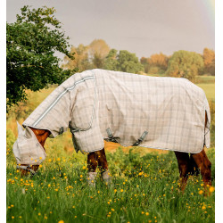 Maschere anti-mosche Horseware Newmarket Carbone di legna Witney Grigio