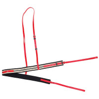 Collare da corsa elastico Zilco Rosso