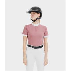 Camicia da concorso Aerolight maniche corte Horse Pilot donna Rosa mesa Camicia da concorso Aerolight maniche corte Horse Pilot donna Rosa mesa