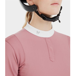Camicia da concorso Aerolight maniche lunghe Horse Pilot donna Rosa mesa