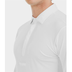 Camicia da concorso Aerolight maniche lunghe Horse Pilot uomo Bianco Camicia da concorso Aerolight maniche lunghe Horse Pilot uomo Bianco