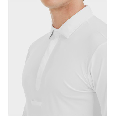 Camicia da concorso Aerolight maniche lunghe Horse Pilot uomo Bianco Camicia da concorso Aerolight maniche lunghe Horse Pilot uomo Bianco