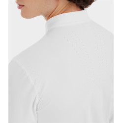 Camicia da concorso Aerolight maniche lunghe Horse Pilot uomo Bianco Camicia da concorso Aerolight maniche lunghe Horse Pilot uomo Bianco