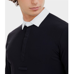 Camicia da concorso Aerolight maniche lunghe Horse Pilot uomo Notte scura Nero