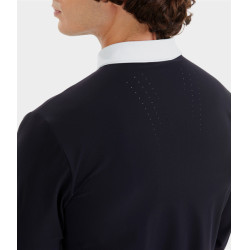 Camicia da concorso Aerolight maniche lunghe Horse Pilot uomo Notte scura Nero