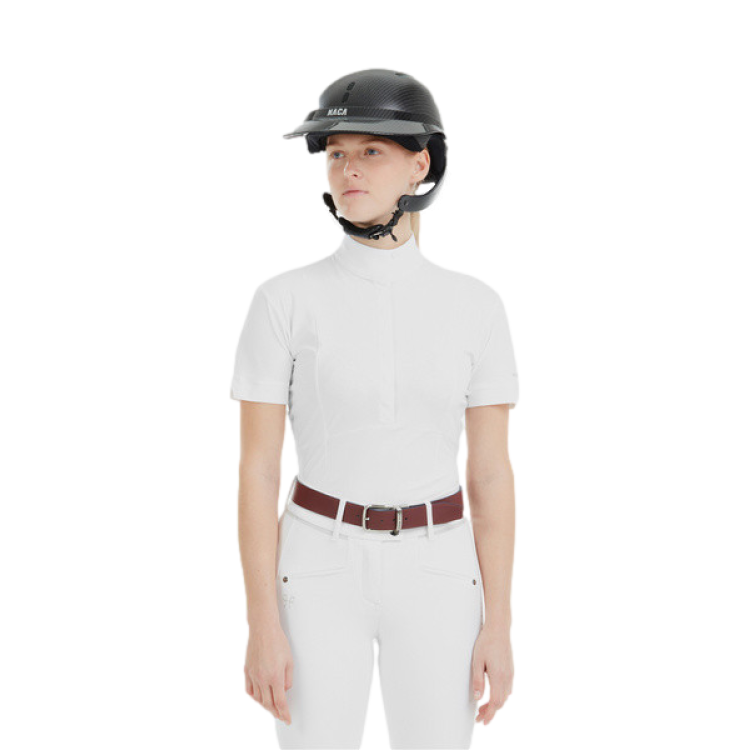 Camicia da concorso Monica Horse Pilot maniche corte donna
