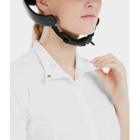 Camicia da concorso Monica Horse Pilot maniche corte donna Bianco Camicia da concorso Monica Horse Pilot maniche corte donna Bianco