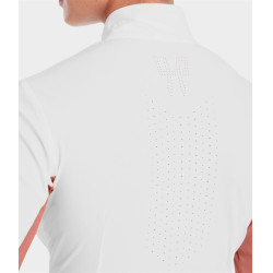 Camicia da concorso Monica Horse Pilot maniche lunghe donna Polvere di mattone Rosa Camicia da concorso Monica Horse Pilot maniche lunghe donna Polvere di mattone Rosa