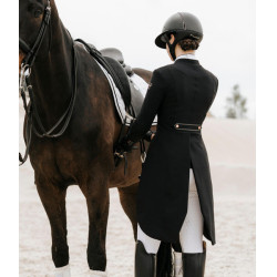 Frac lungo Horse Pilot donna Nero