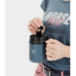 Tazza Horse Pilot Isolata Indaco vintage Blu Tazza Horse Pilot Isolata Indaco vintage Blu