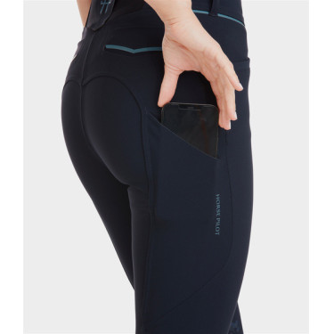 Pantaloni X-Balance donna Horse Pilot Notte scura Nero