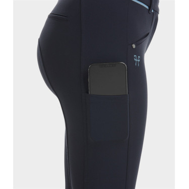 Pantaloni X-Balance donna Horse Pilot Notte scura Nero