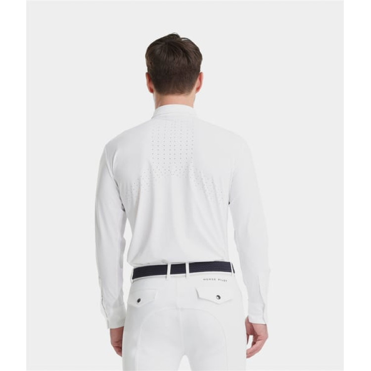 Camicia da concorso Aerolight maniche lunghe uomo Horse Pilot Camicia da concorso Aerolight maniche lunghe uomo Horse Pilot