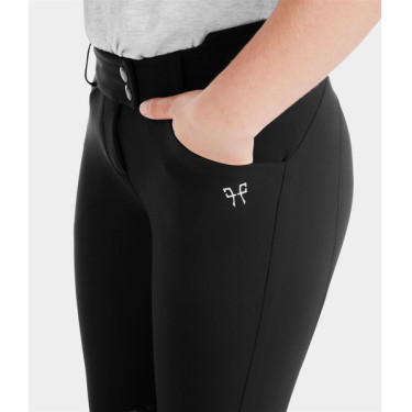 Pantaloni X-Design Horse Pilot bambina Nero