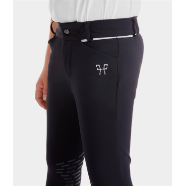 Pantaloni X-Design Horse Pilot ragazzo Notte scura Nero