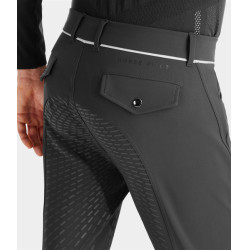 Pantaloni X-Grip Horse Pilot uomo Grigio