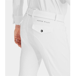 Pantaloni X-Grip Horse Pilot uomo Bianco