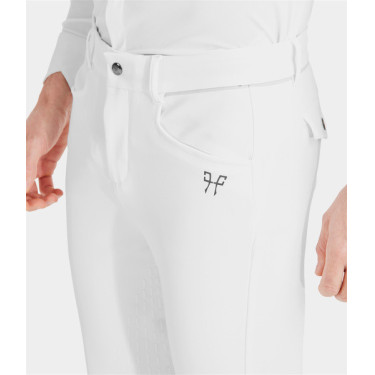 Pantaloni X-Grip Horse Pilot uomo Bianco