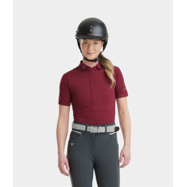 Polo Aeromesh manica corta Horse Pilot donna Rosso scuro Polo Aeromesh manica corta Horse Pilot donna Rosso scuro