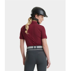 Polo Aeromesh manica corta Horse Pilot donna Rosso scuro Polo Aeromesh manica corta Horse Pilot donna Rosso scuro