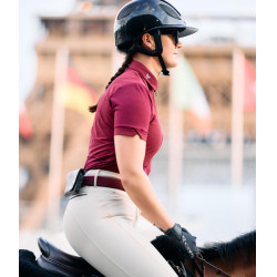 Polo Aeromesh manica corta Horse Pilot donna Rosso scuro Polo Aeromesh manica corta Horse Pilot donna Rosso scuro