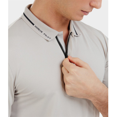 Polo Atlas Horse Pilot uomo Grigio vento Polo Atlas Horse Pilot uomo Grigio vento