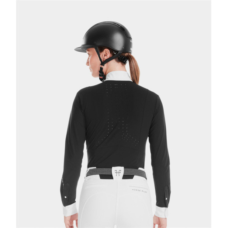 Polo da concorso Monica Horse Pilot maniche lunghe donna Polo da concorso Monica Horse Pilot maniche lunghe donna