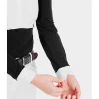 Polo da concorso Monica Horse Pilot maniche lunghe donna Nero Polo da concorso Monica Horse Pilot maniche lunghe donna Nero