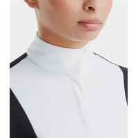 Polo da concorso Monica Horse Pilot maniche lunghe donna Notte scura Nero Polo da concorso Monica Horse Pilot maniche lunghe donna Notte scura Nero