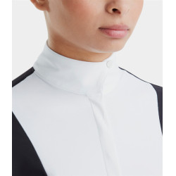 Polo da concorso Monica Horse Pilot maniche lunghe donna Notte scura Nero Polo da concorso Monica Horse Pilot maniche lunghe donna Notte scura Nero