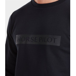 Felpa Horse Pilot uomo Team Blu grafite
