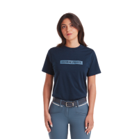 Maglietta Horse Pilot donna Team Marina Blu marino