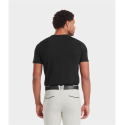 T-shirt Horse Pilot uomo Team Nero