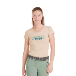 T-shirt Horse Pilot Team donna