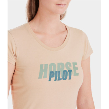 T-shirt Horse Pilot Team donna T-shirt Horse Pilot Team donna