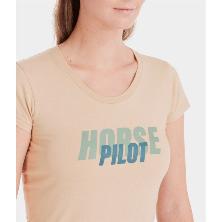 T-shirt Horse Pilot Team donna T-shirt Horse Pilot Team donna