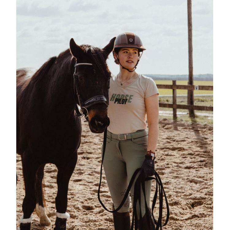 T-shirt Horse Pilot Team donna T-shirt Horse Pilot Team donna