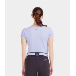 T-shirt Horse Pilot Team donna Lavanda Viola