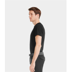 T-shirt Horse Pilot Team uomo Nero