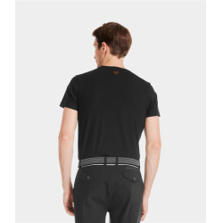 T-shirt Horse Pilot Team uomo Nero